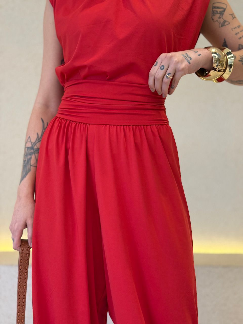 CALÇA ANTÔNIA CF ALADIM ALADIM VERMELHA