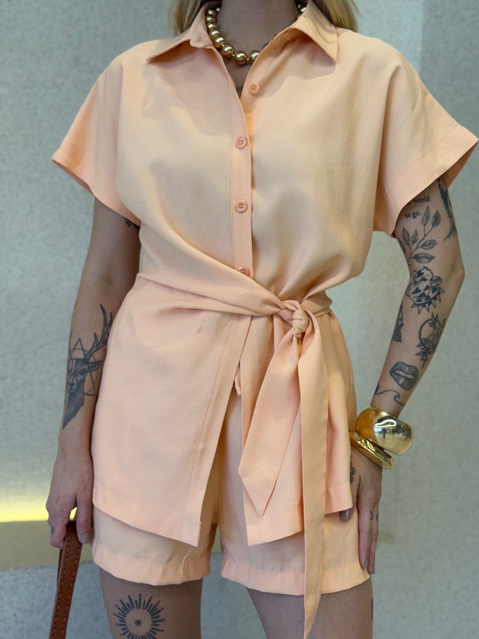 CONJUNTO CATARINA AMARRAÇÃO LARANJA