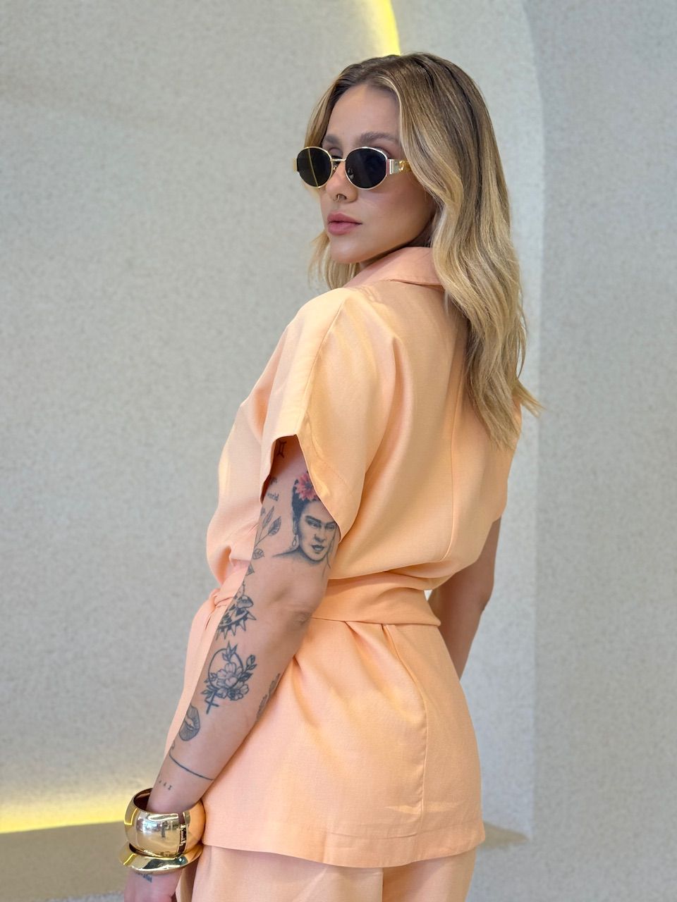 CONJUNTO CATARINA AMARRAÇÃO LARANJA