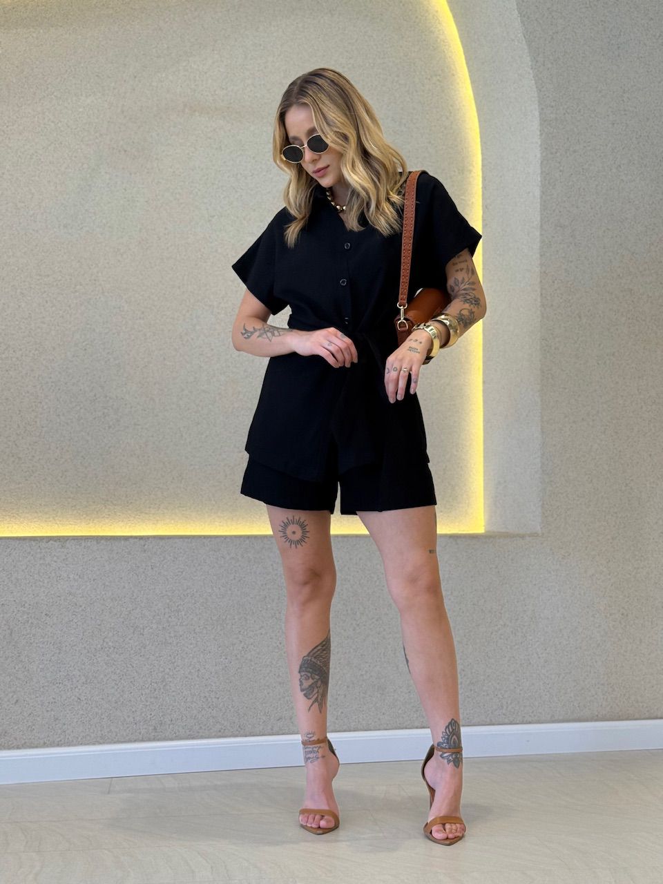 CONJUNTO CATARINA AMARRAÇÃO PRETO