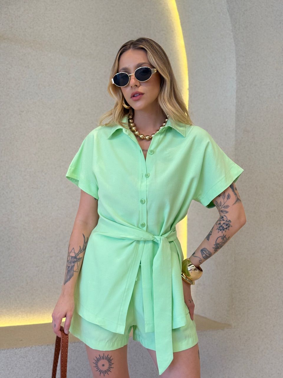 CONJUNTO CATARINA AMARRAÇÃO VERDE