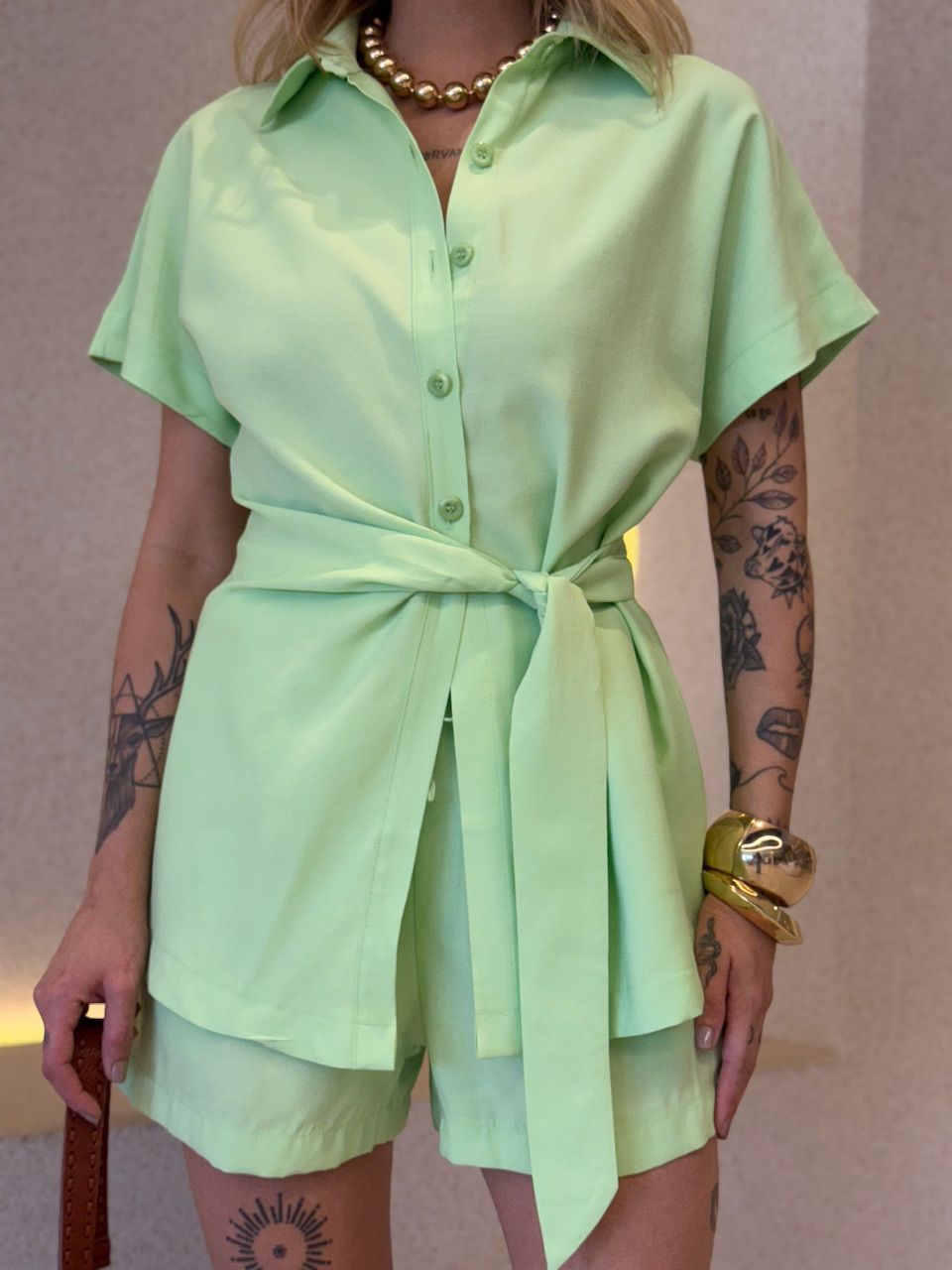 CONJUNTO CATARINA AMARRAÇÃO VERDE