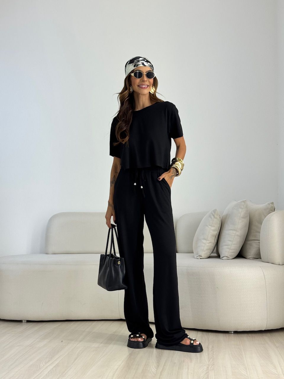 CONJUNTO DANIELE CALÇA PRETO