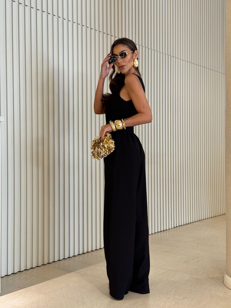 MACACÃO VERA AMARRAÇÃO PRETO