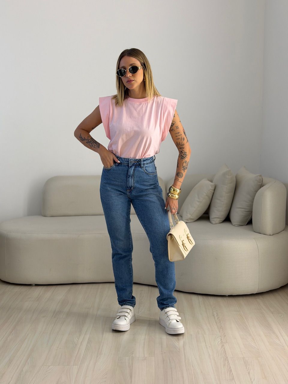 BLUSA MAITÊ CF MUSCLE Rosa