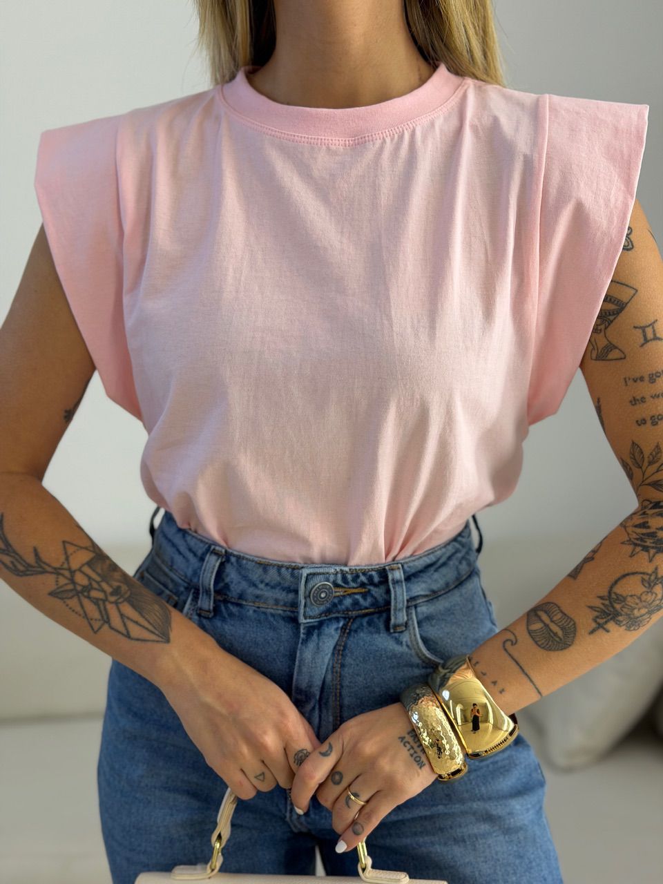 BLUSA MAITÊ CF MUSCLE Rosa