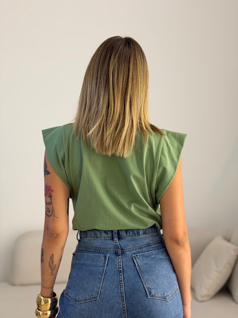 BLUSA MAITÊ CF MUSCLE verde