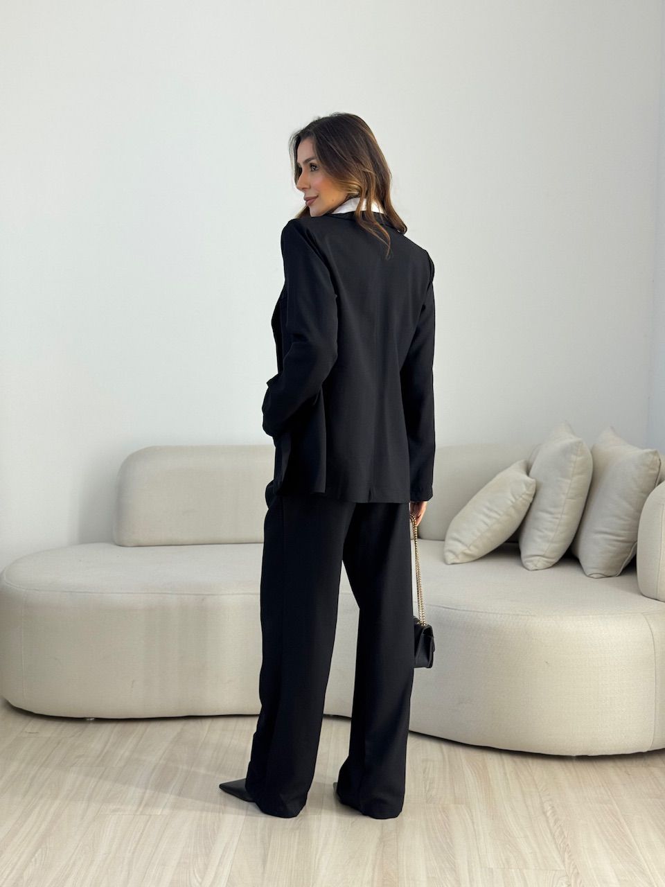 CONJUNTO LAVÍNIA BLAZER PRETO