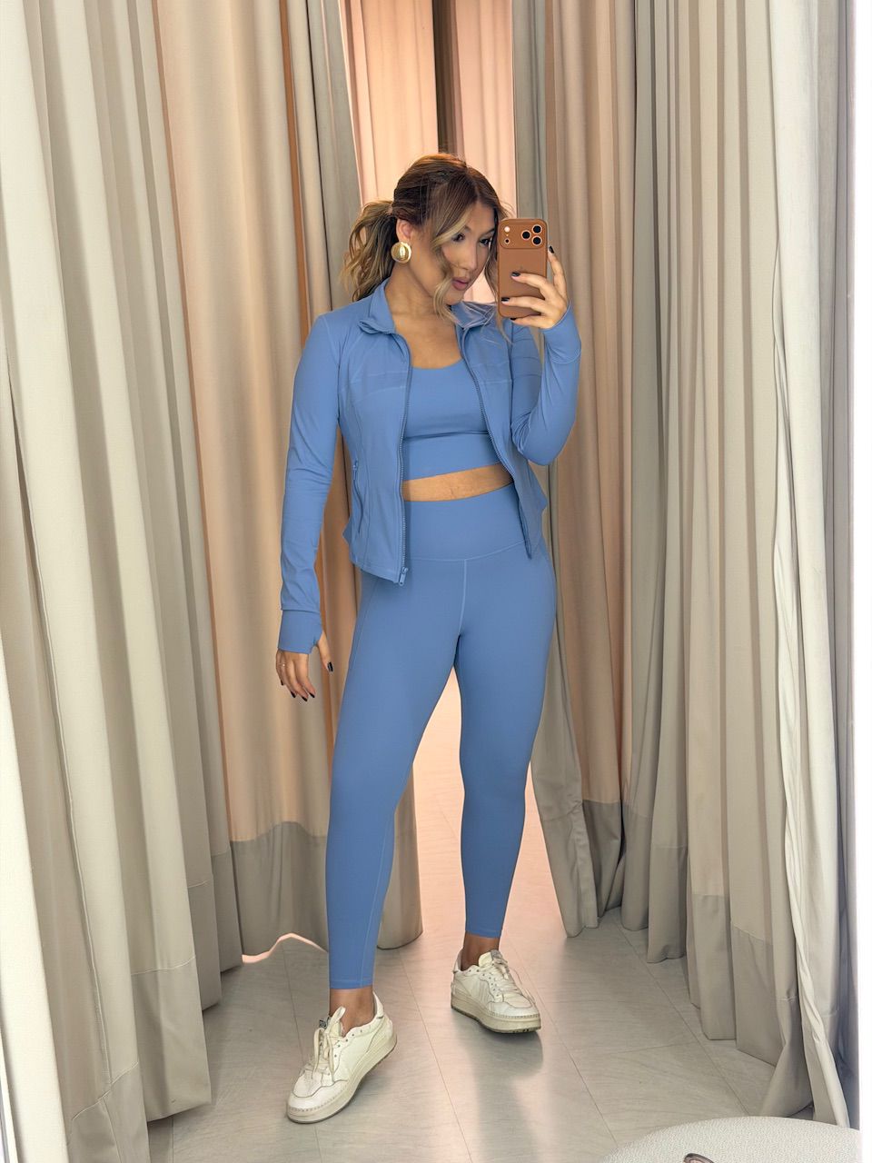 TOP JULIETA FITNESS AZUL