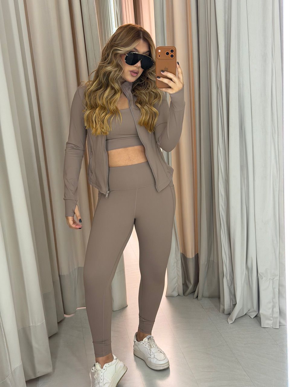 TOP JULIETA FITNESS CAQUI