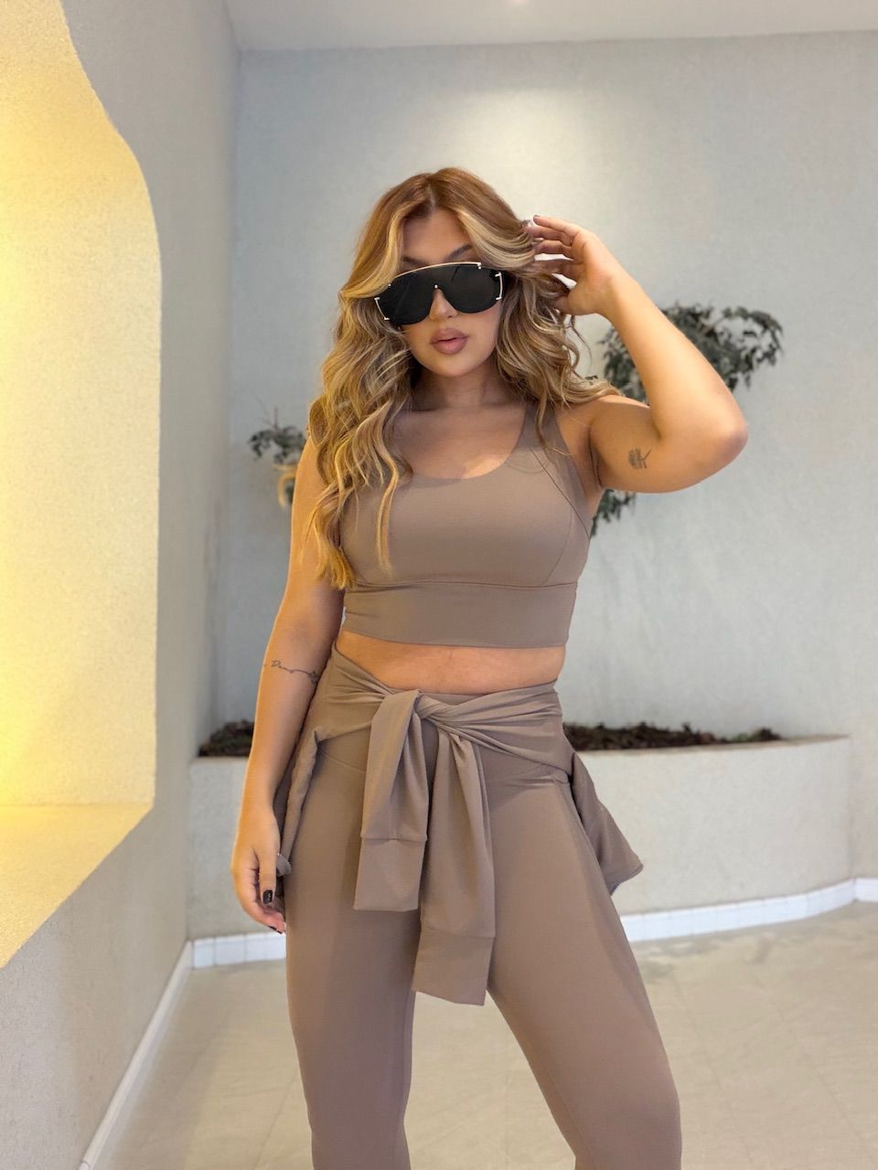 TOP JULIETA FITNESS CAQUI