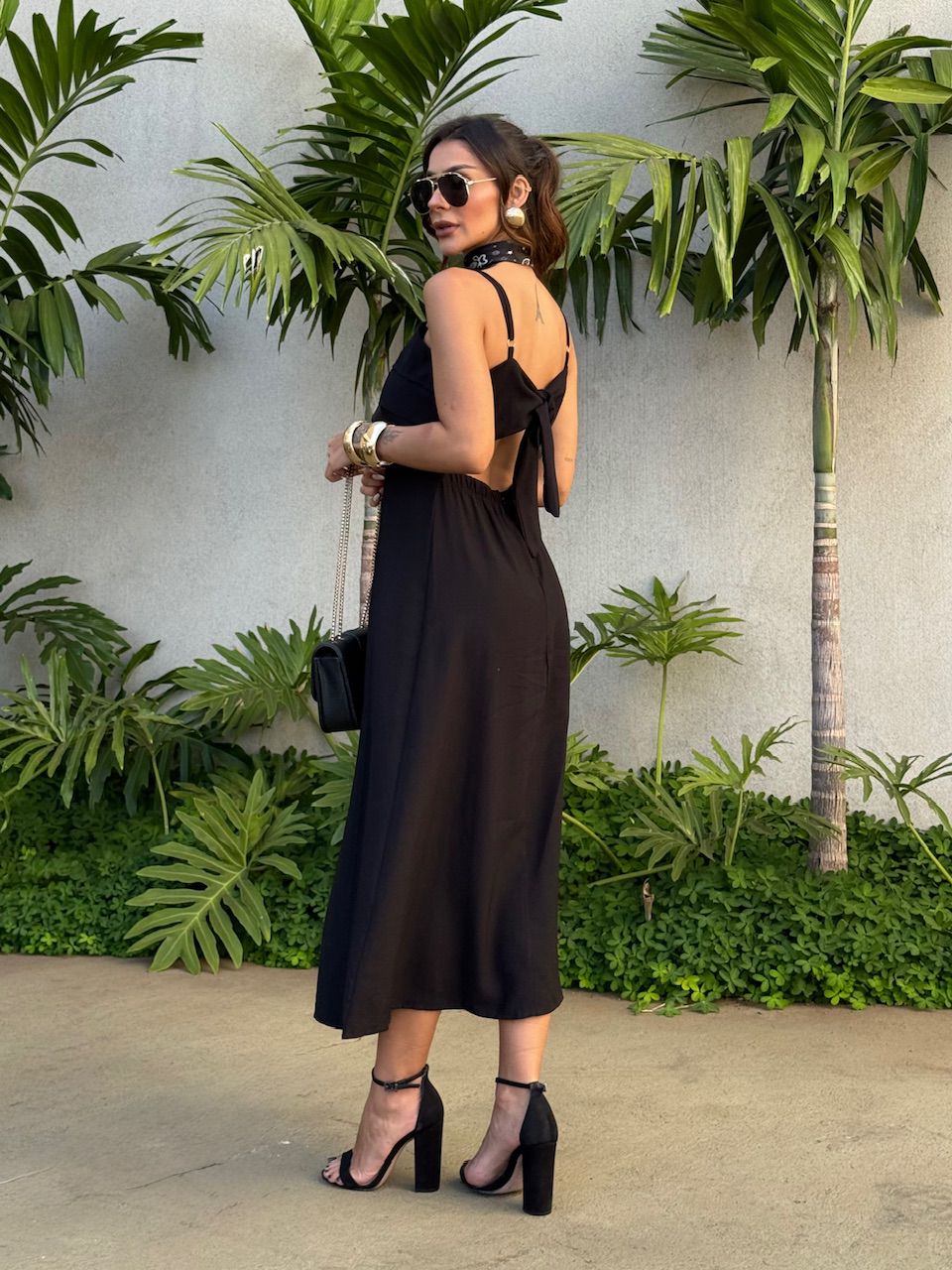 VESTIDO LARA ALÇA PRETO