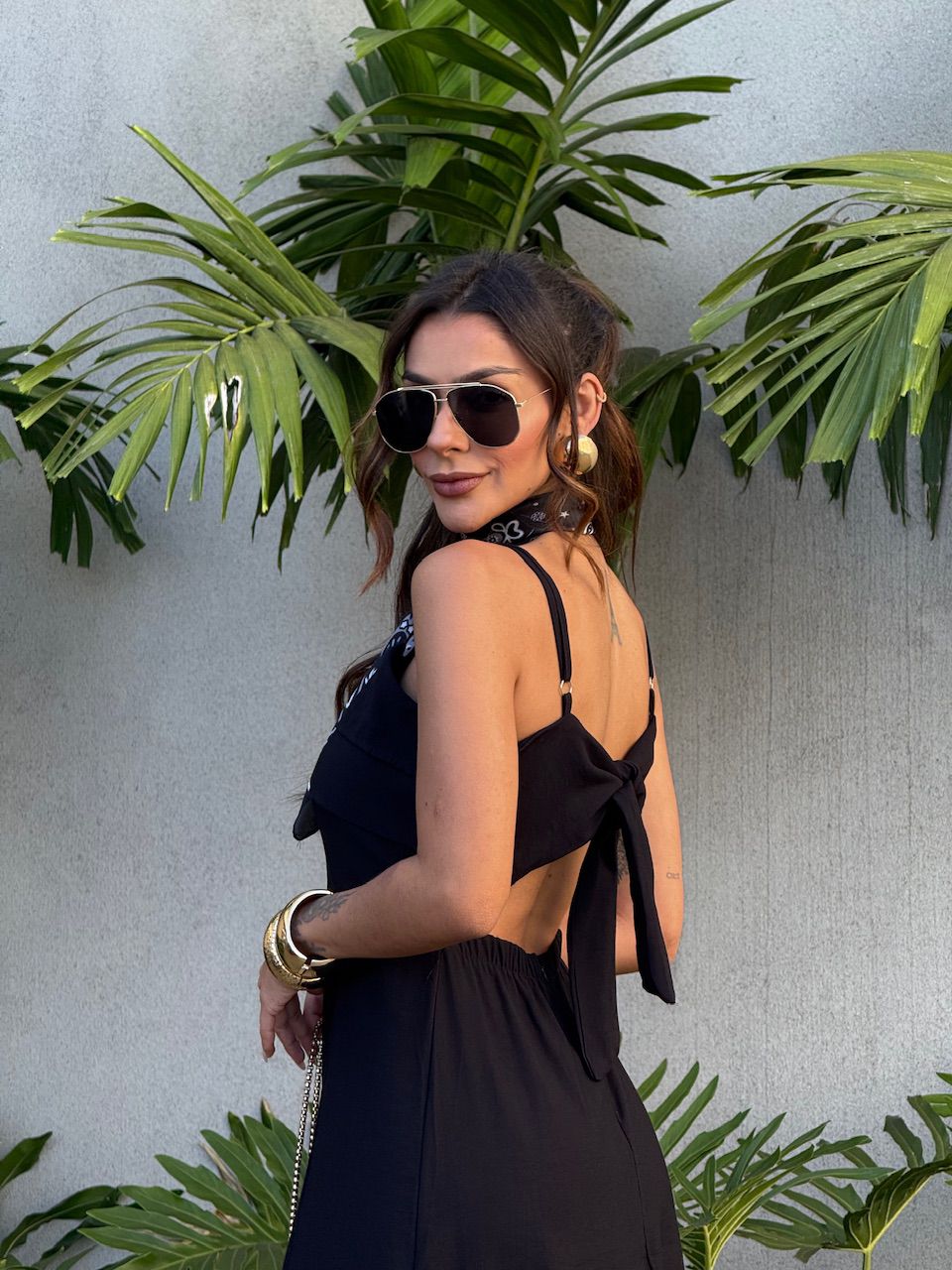 VESTIDO LARA ALÇA PRETO