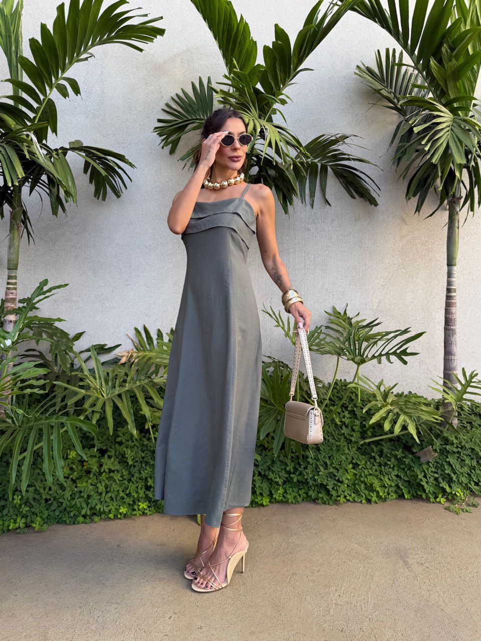 VESTIDO LARA ALÇA VERDE