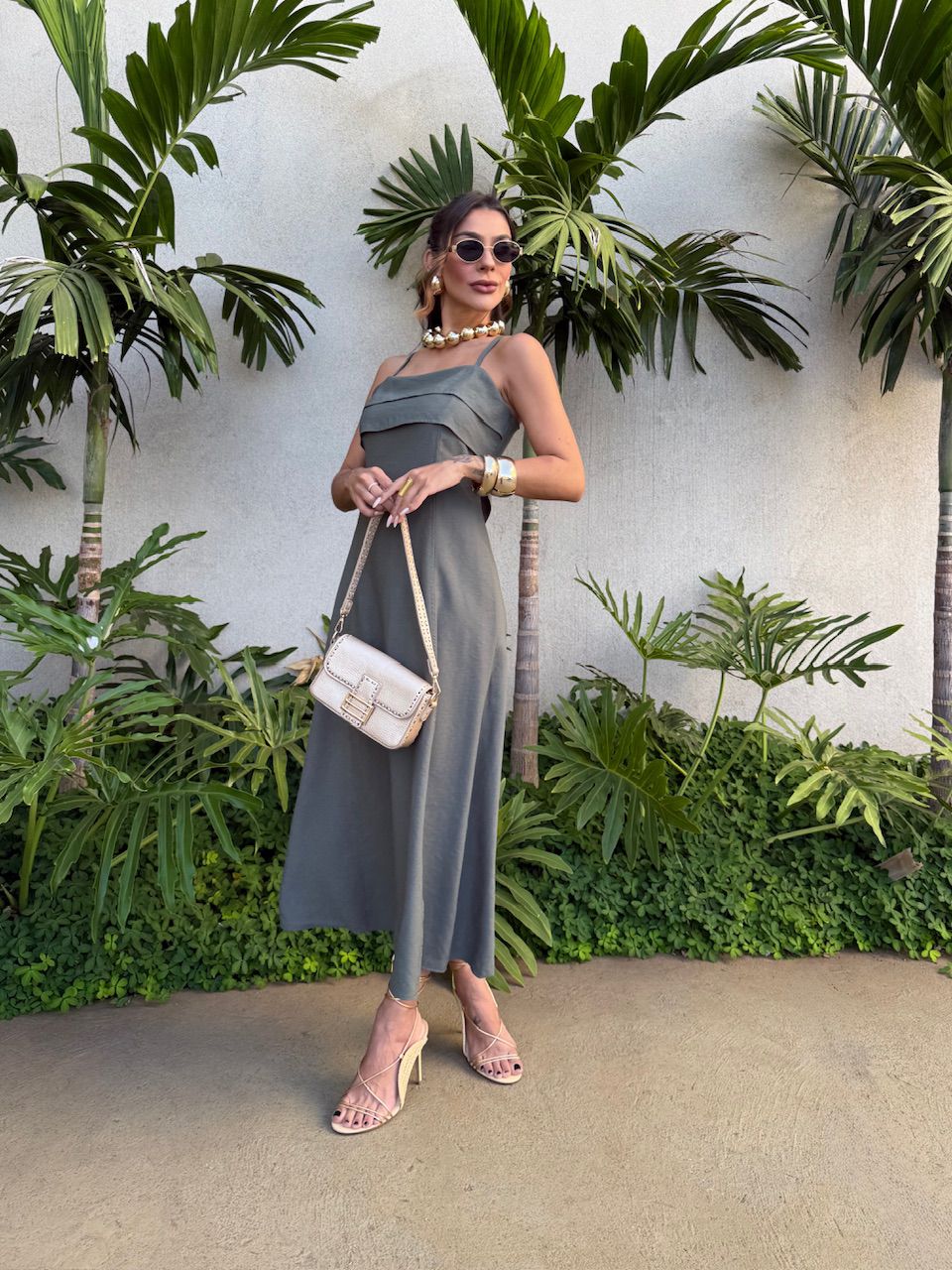 VESTIDO LARA ALÇA VERDE