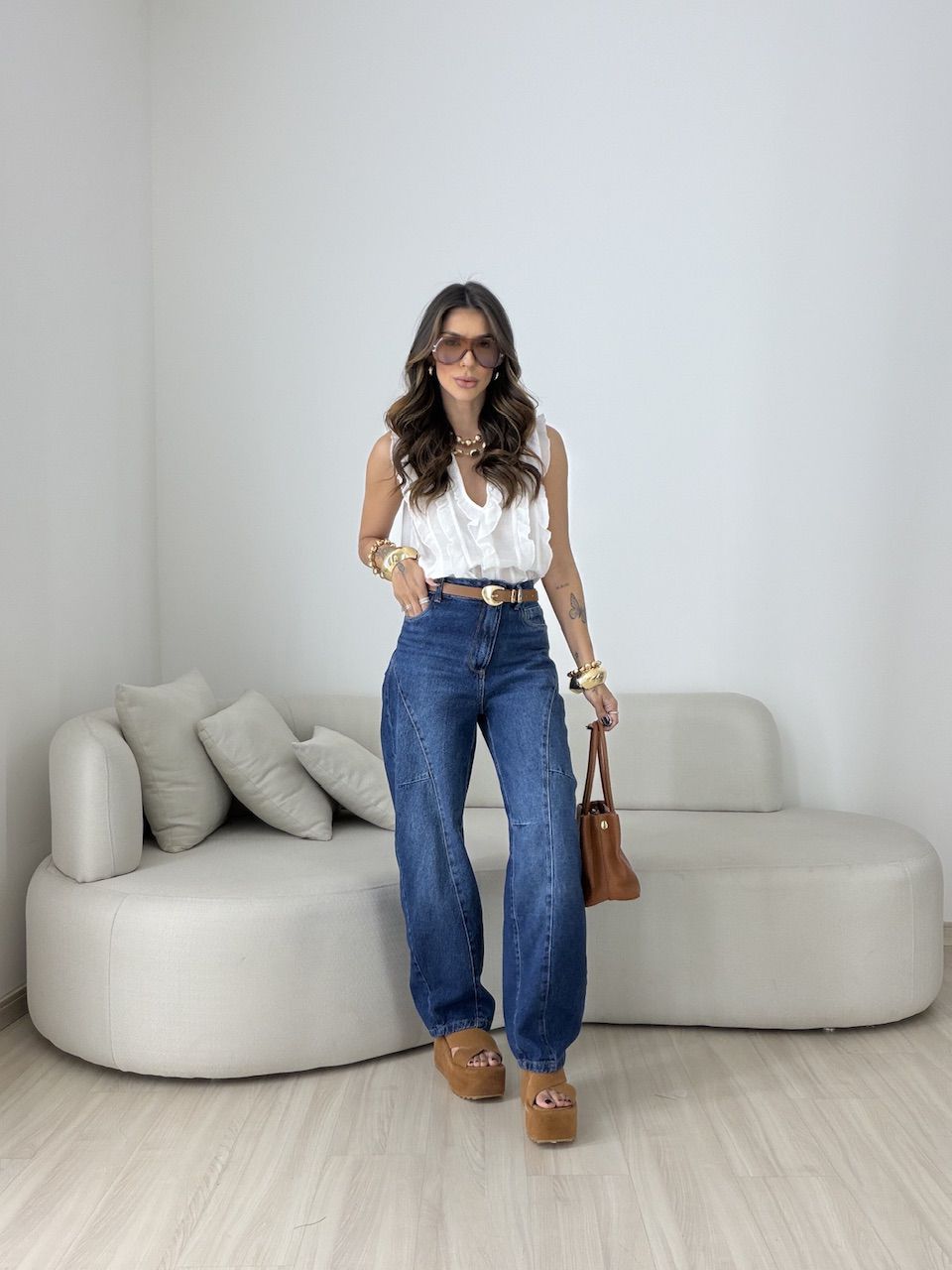 BLUSA CLARICE BABADOS OFF