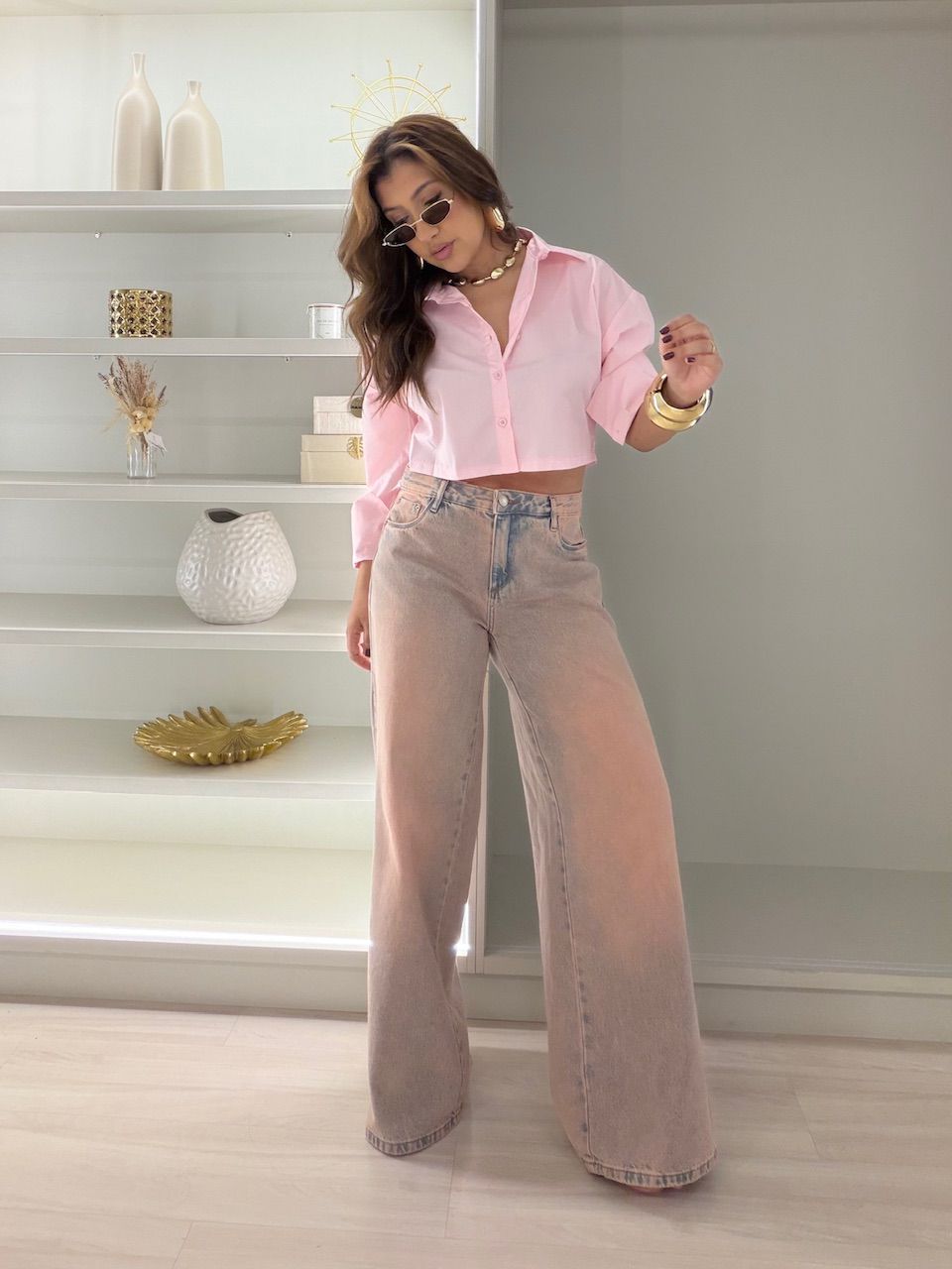 CALÇA MARGARETE RELAXED JEANS COLORS