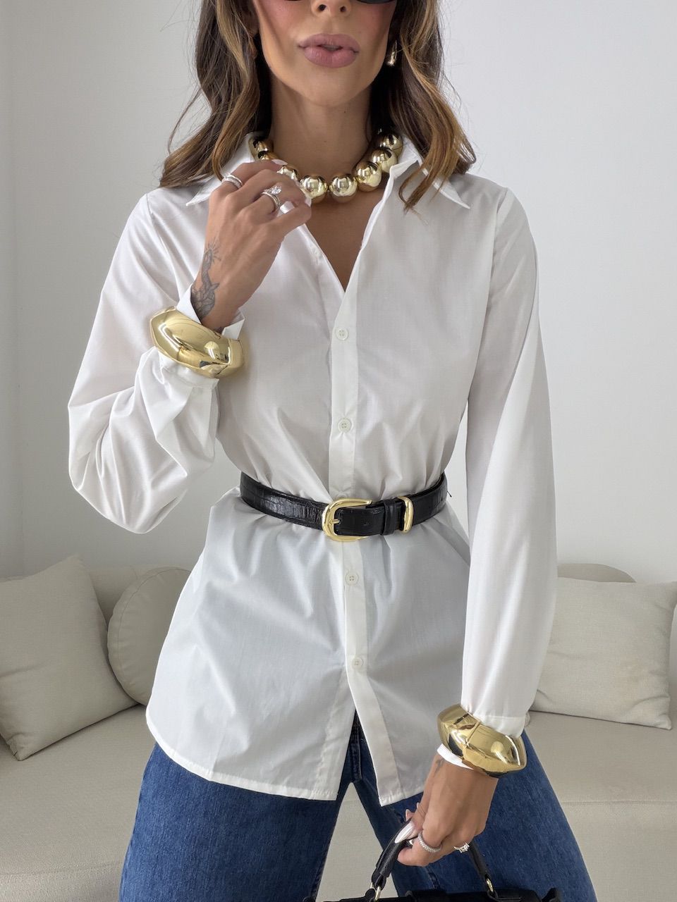 CAMISA ANA CLAUDIA BASIC OFF