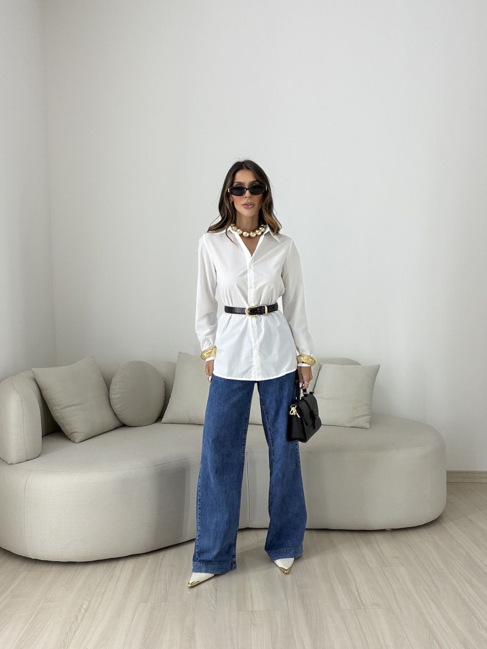 CAMISA ANA CLAUDIA BASIC OFF