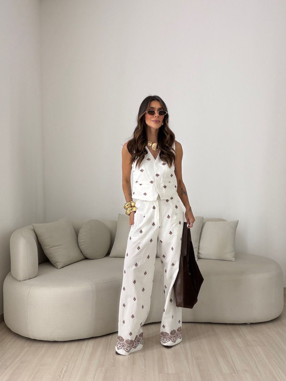 CONJUNTO GIOVANA BORDADO OFF - 0081470048 - CAROLLA FERRARO