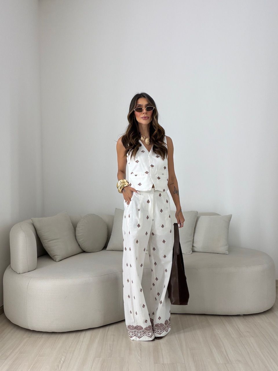 CONJUNTO GIOVANA BORDADO OFF