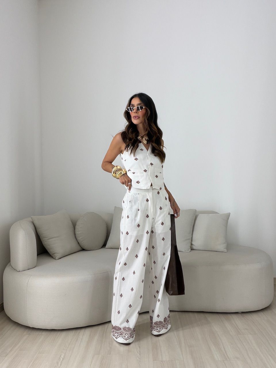 CONJUNTO GIOVANA BORDADO OFF
