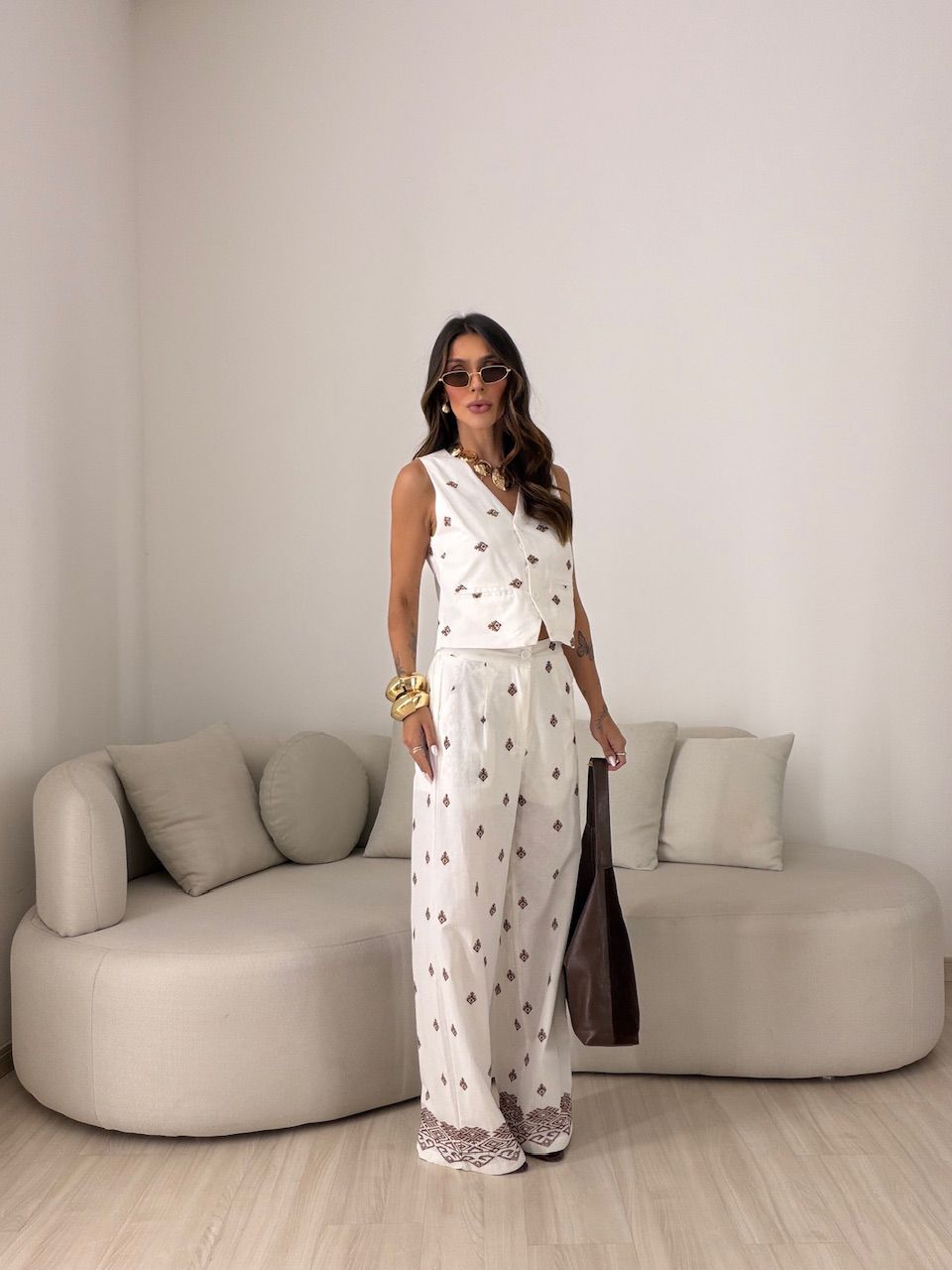 CONJUNTO GIOVANA BORDADO OFF