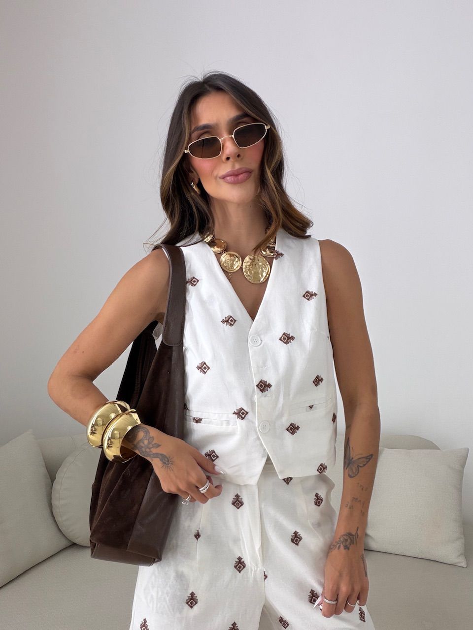 CONJUNTO GIOVANA BORDADO OFF