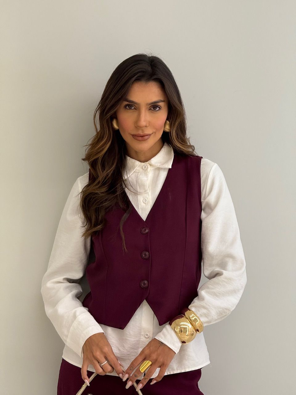 COLETE CLÉO ALFAIATARIA VINHO