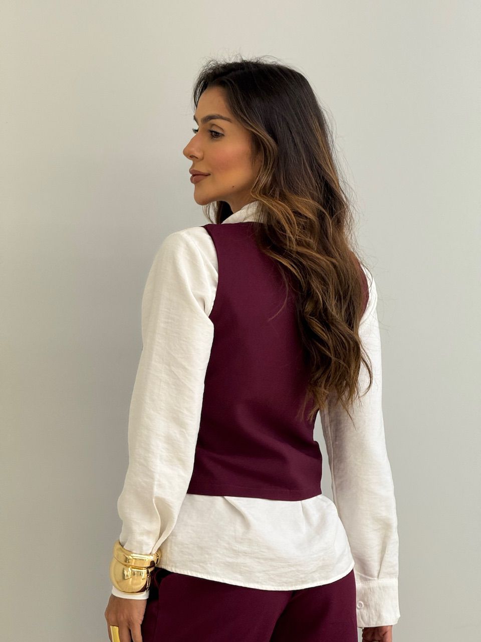 COLETE CLÉO ALFAIATARIA VINHO