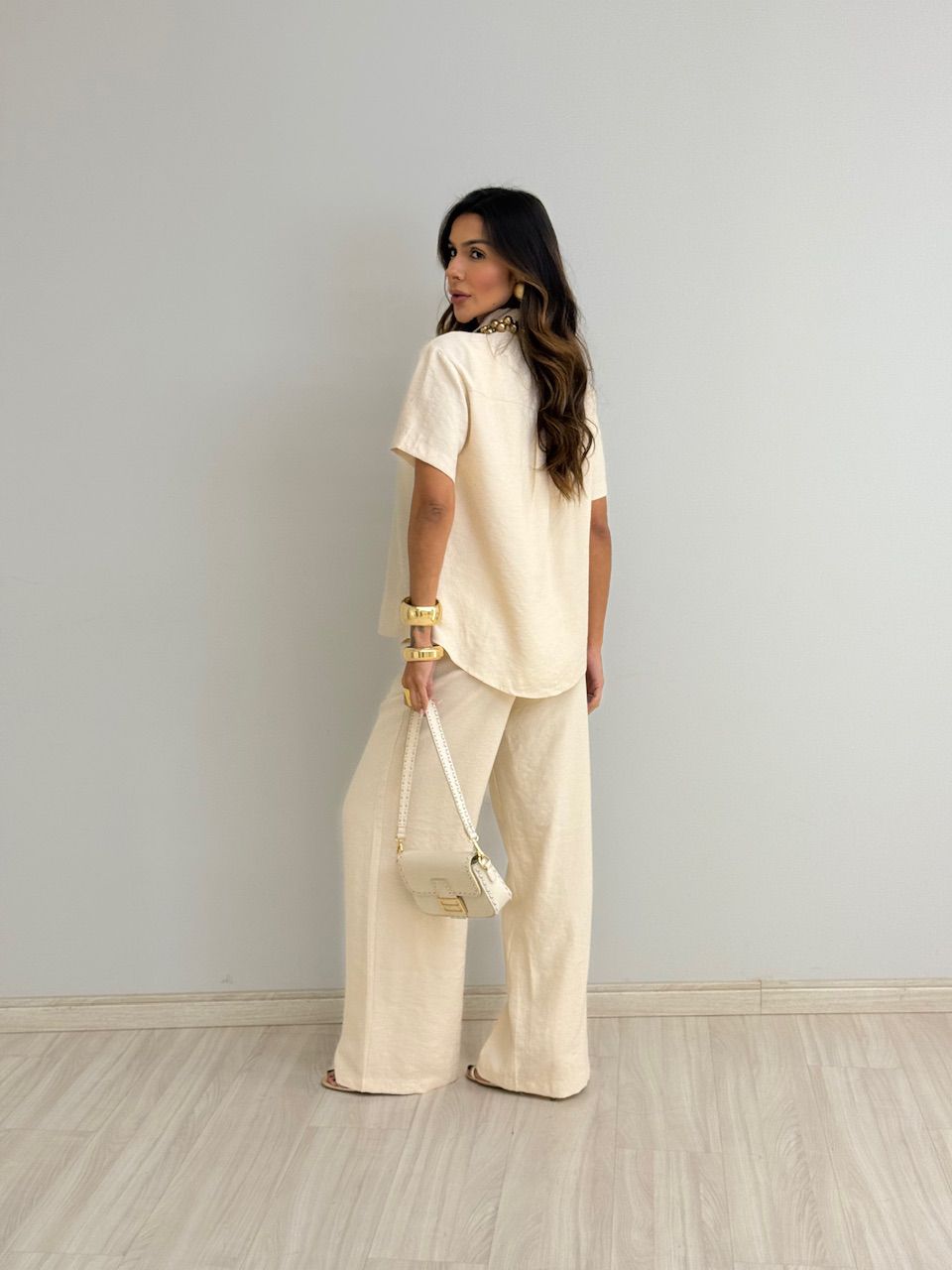 CONJUNTO JASMIN CALÇA AREIA