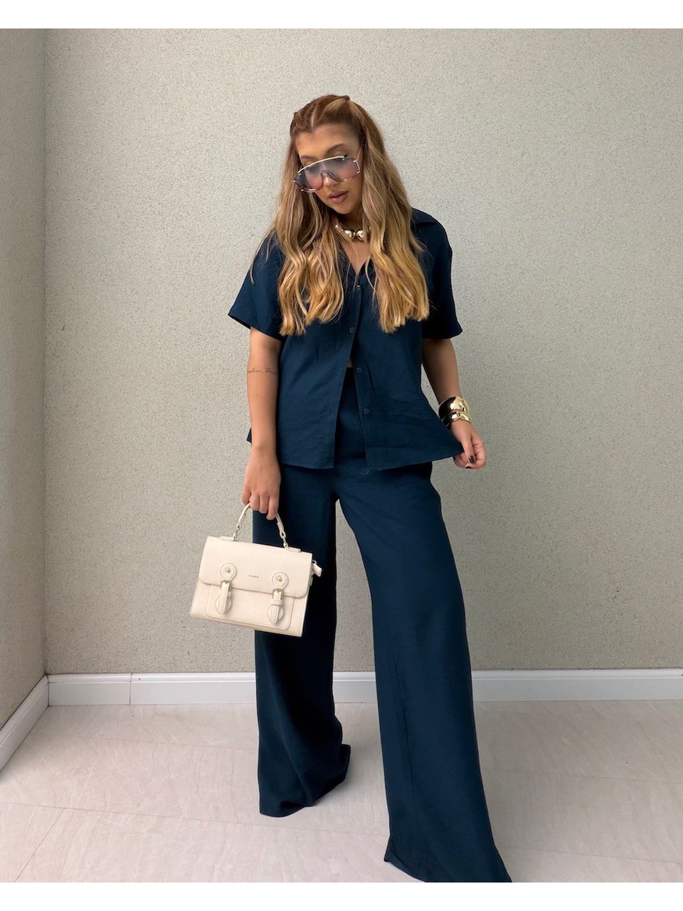 CONJUNTO JASMIN CALÇA VERDE