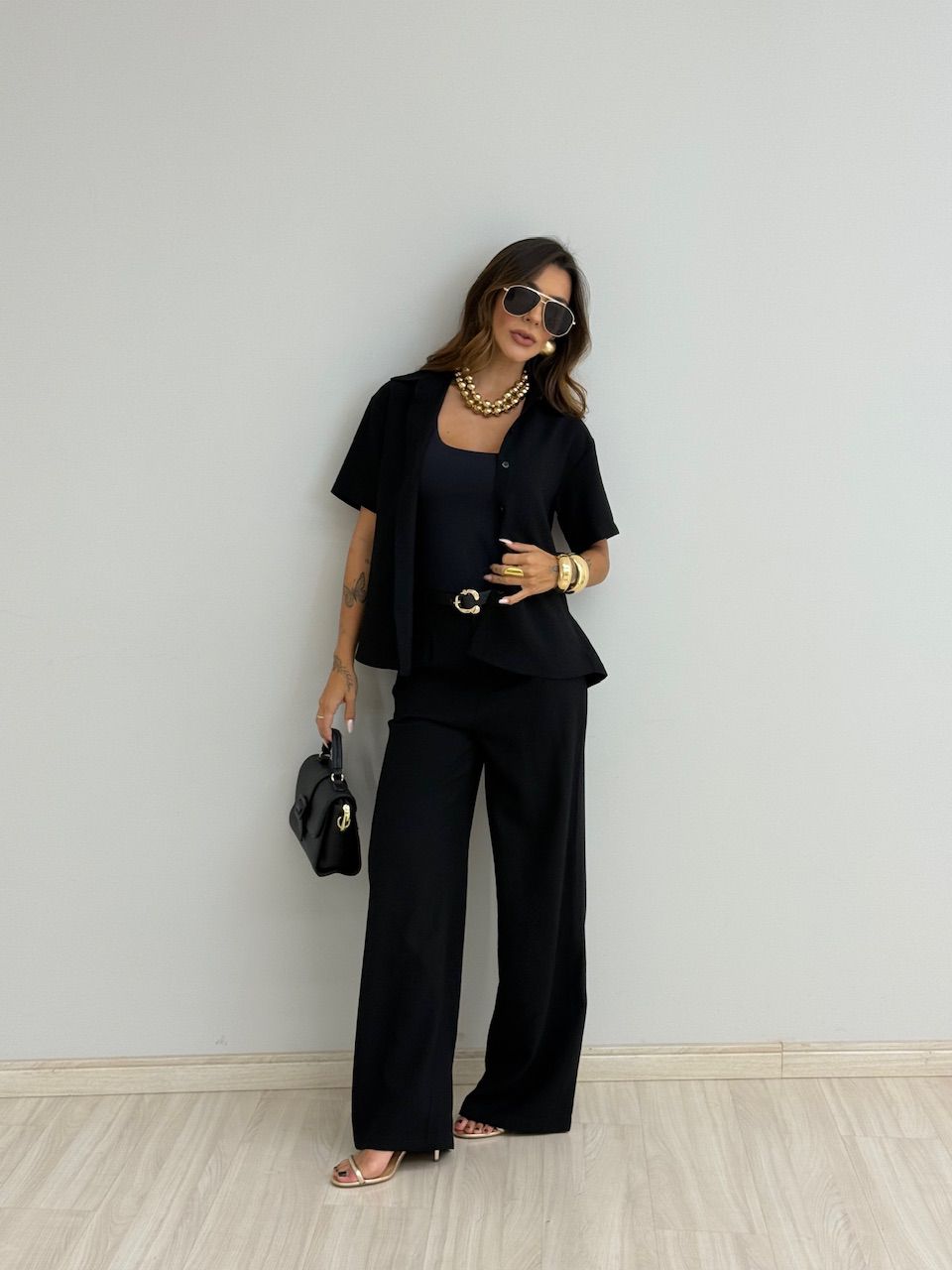 CONJUNTO JASMIN CALÇA PRETO