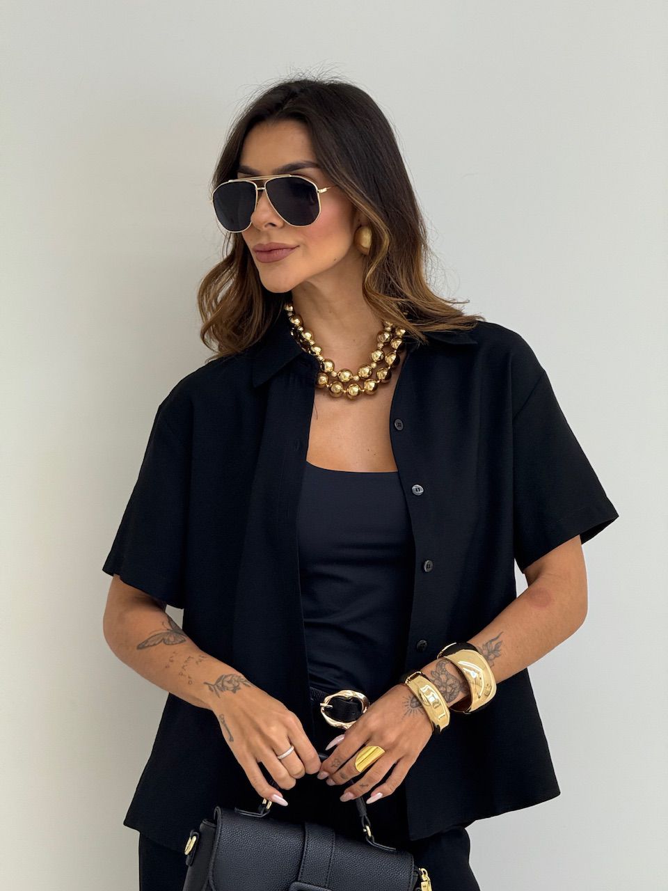 CONJUNTO JASMIN CALÇA PRETO