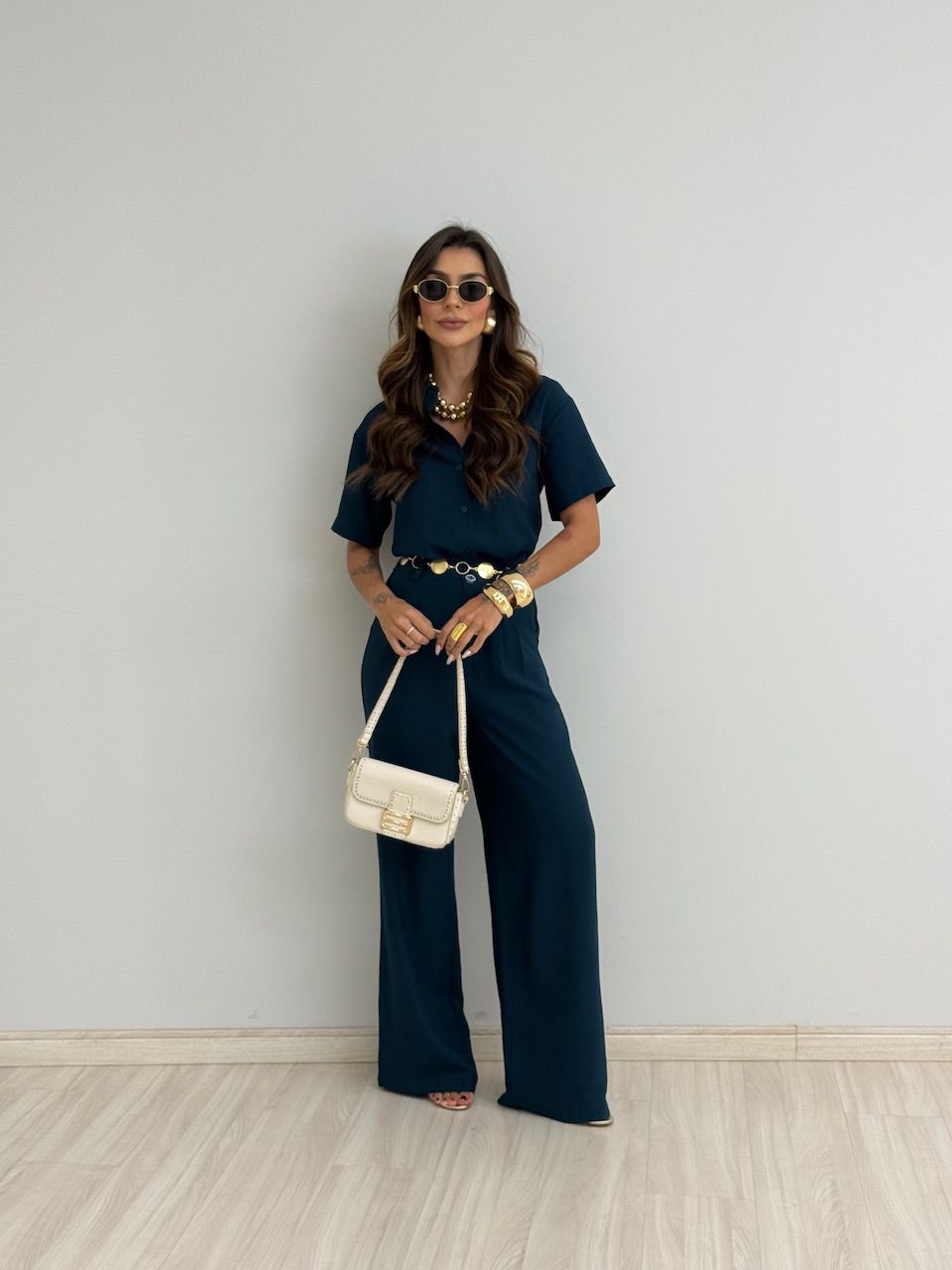 CONJUNTO JASMIN CALÇA VERDE