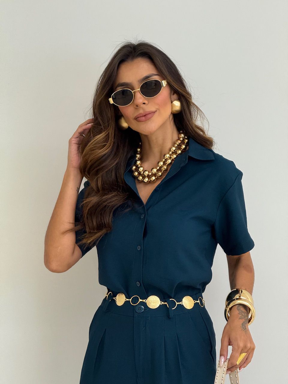 CONJUNTO JASMIN CALÇA VERDE