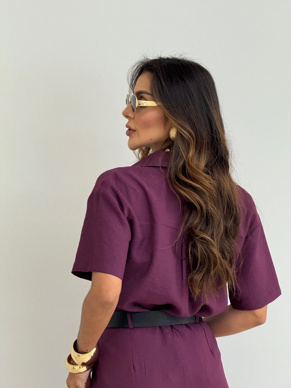 CONJUNTO JASMIN CALÇA VINHO