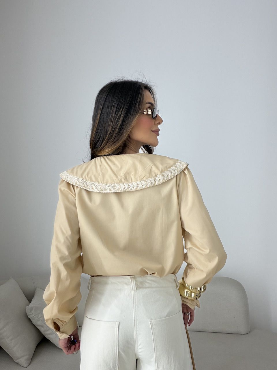 CAMISA DEISE GOLA NUDE