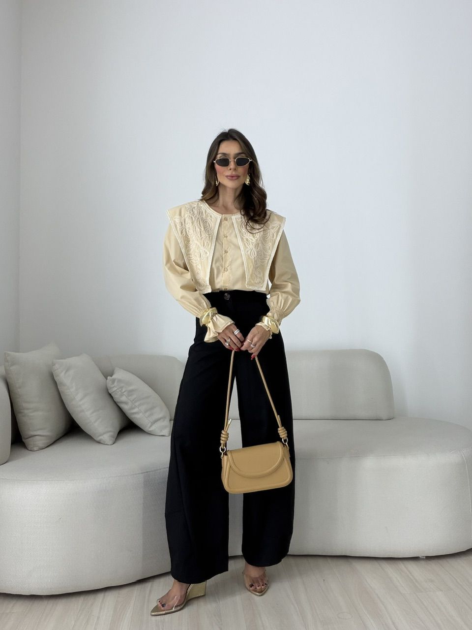 CAMISA MARTA BOHO NUDE