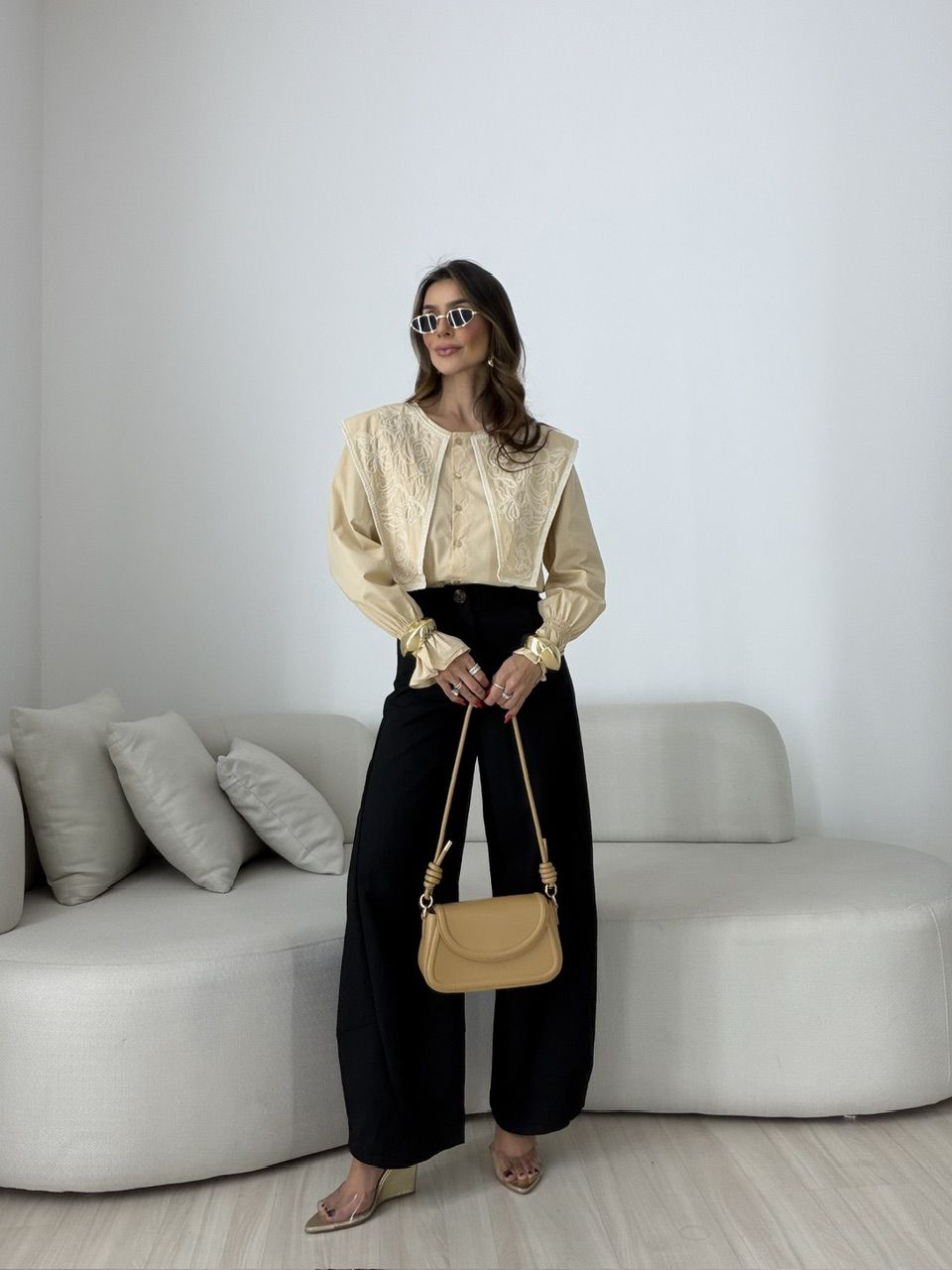 CAMISA MARTA BOHO NUDE
