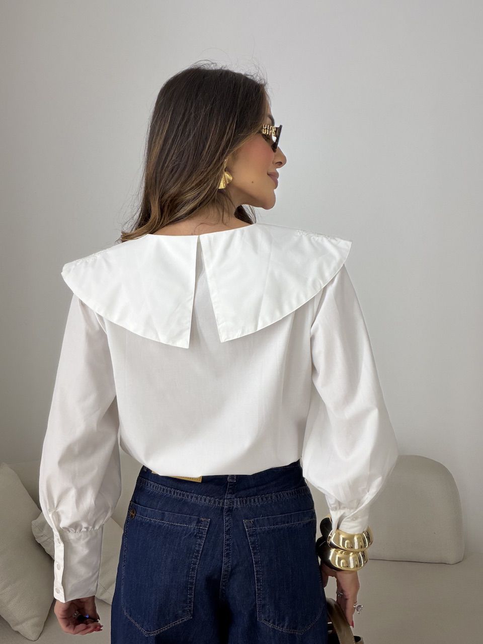 CAMISA SÔNIA GOLA BORDADA OFF
