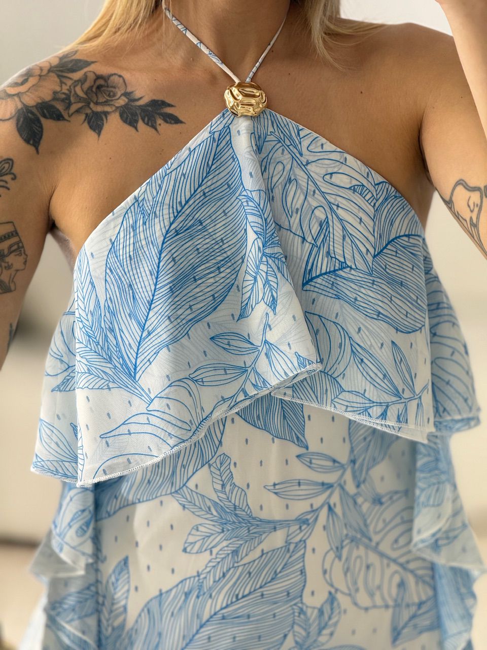 VESTIDO LUNA ESTAMPADO AZUL