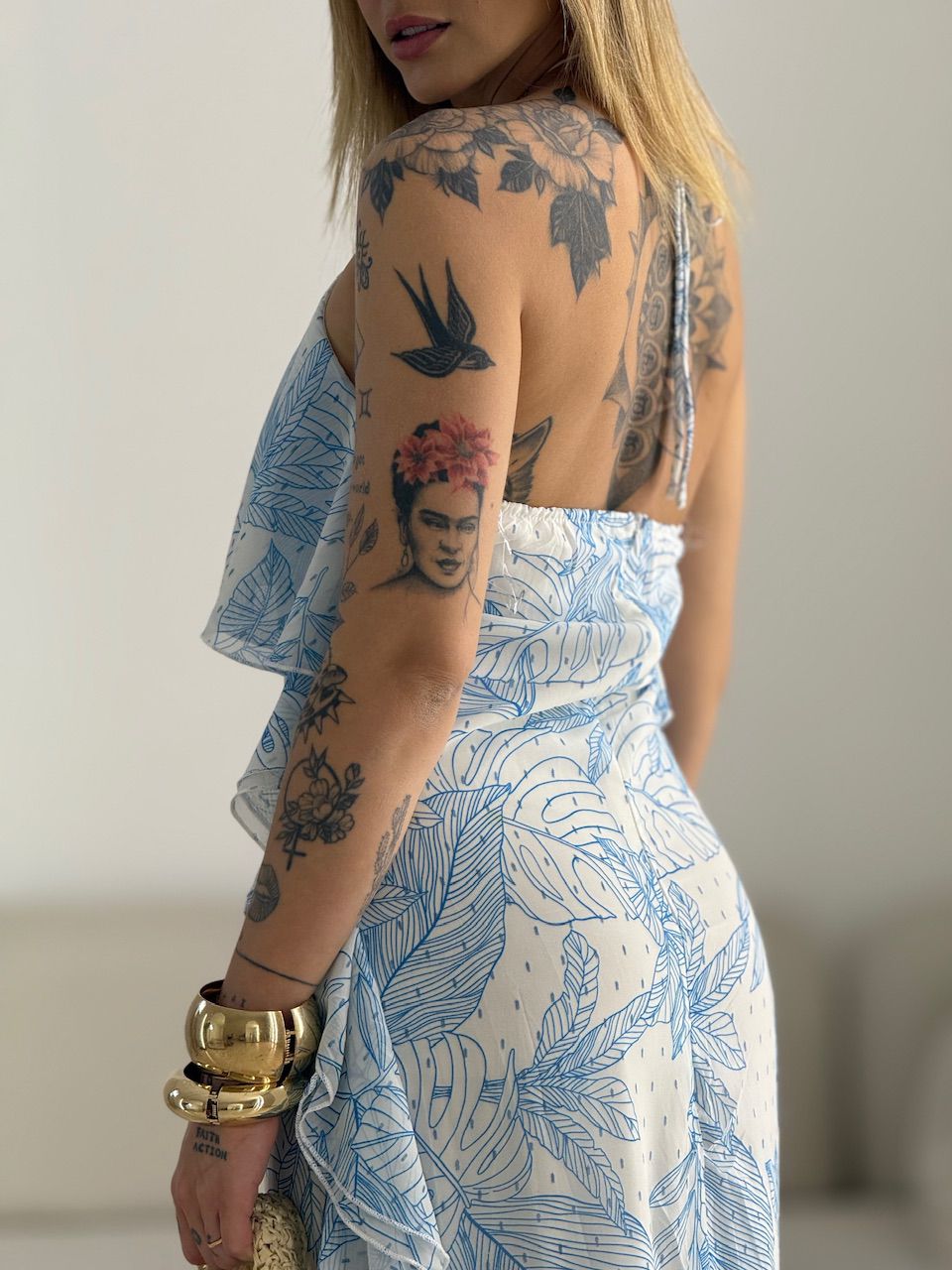 VESTIDO LUNA ESTAMPADO AZUL