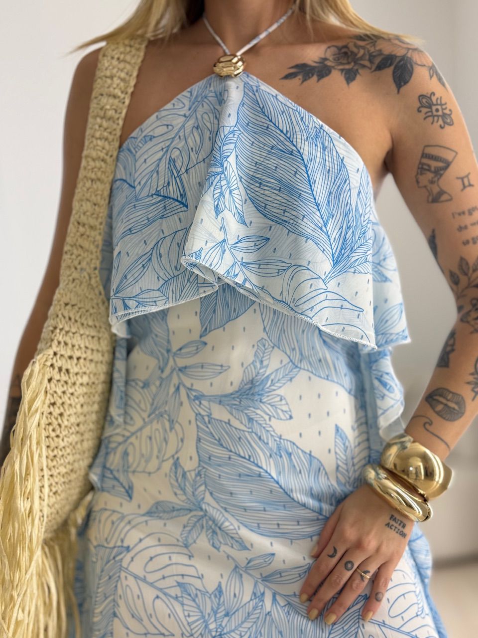 VESTIDO LUNA ESTAMPADO AZUL