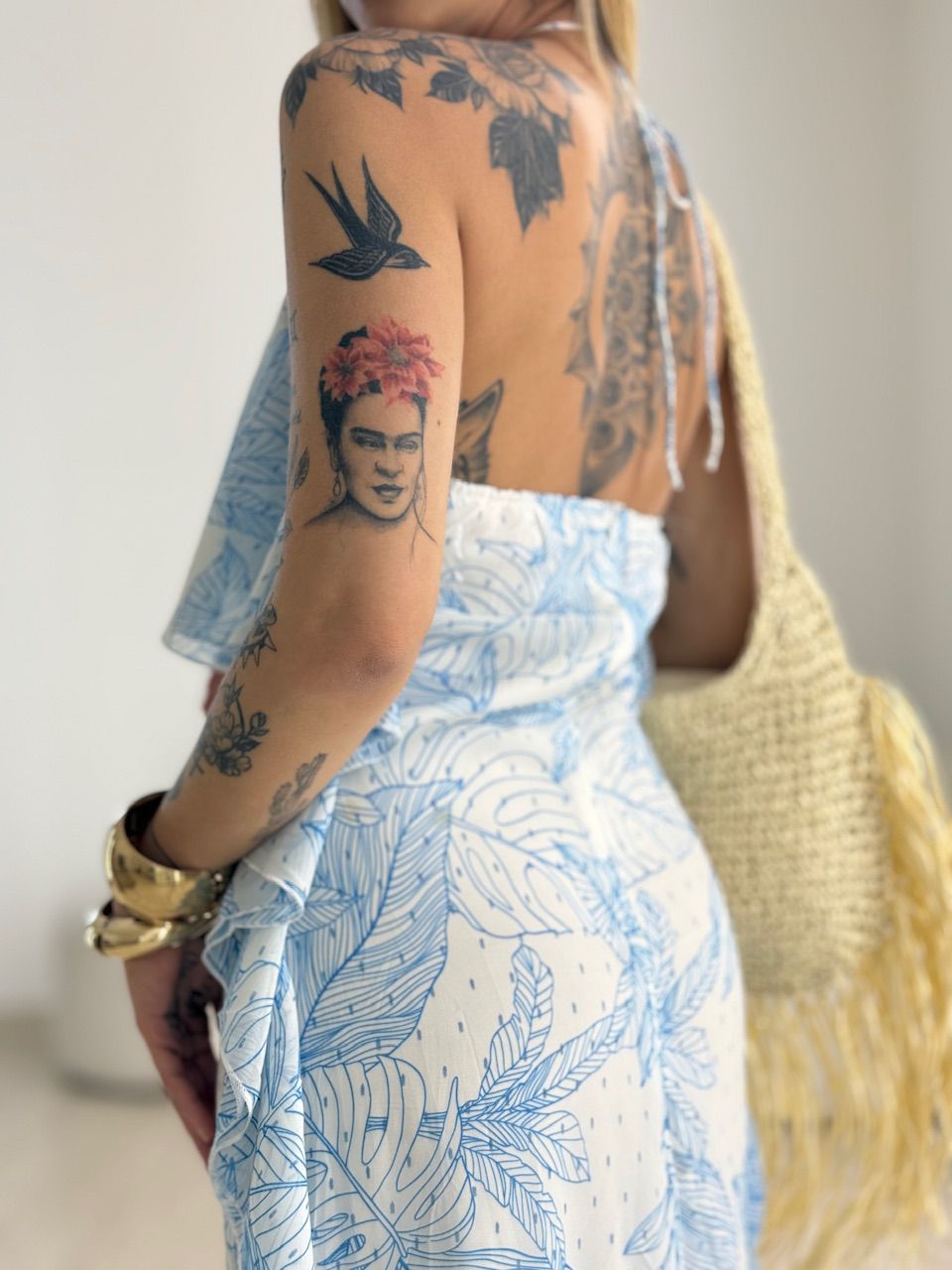 VESTIDO LUNA ESTAMPADO AZUL