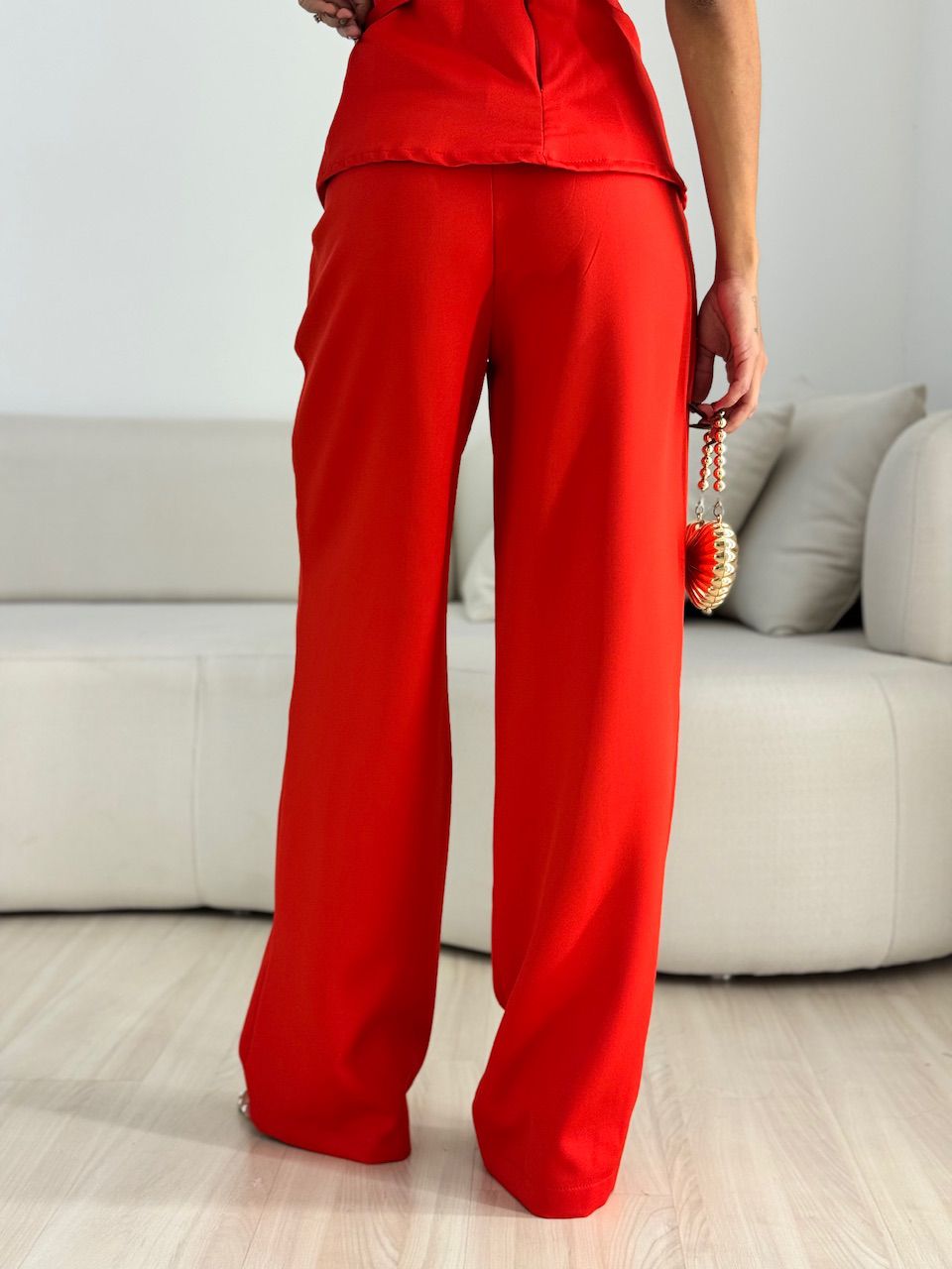 CONJUNTO ADÉLIA CALÇA vermelho