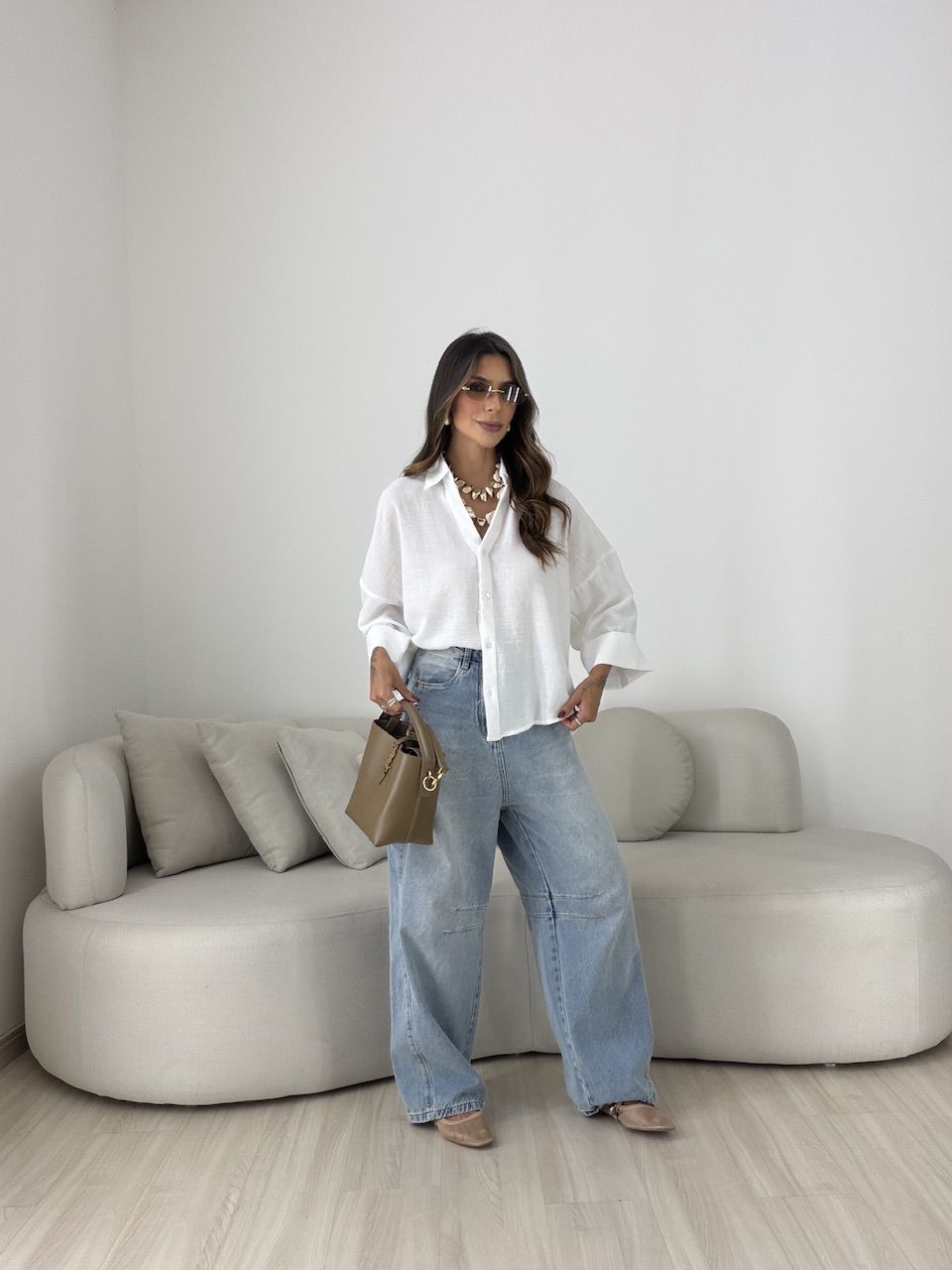 CAMISA MAISA OVER OFF