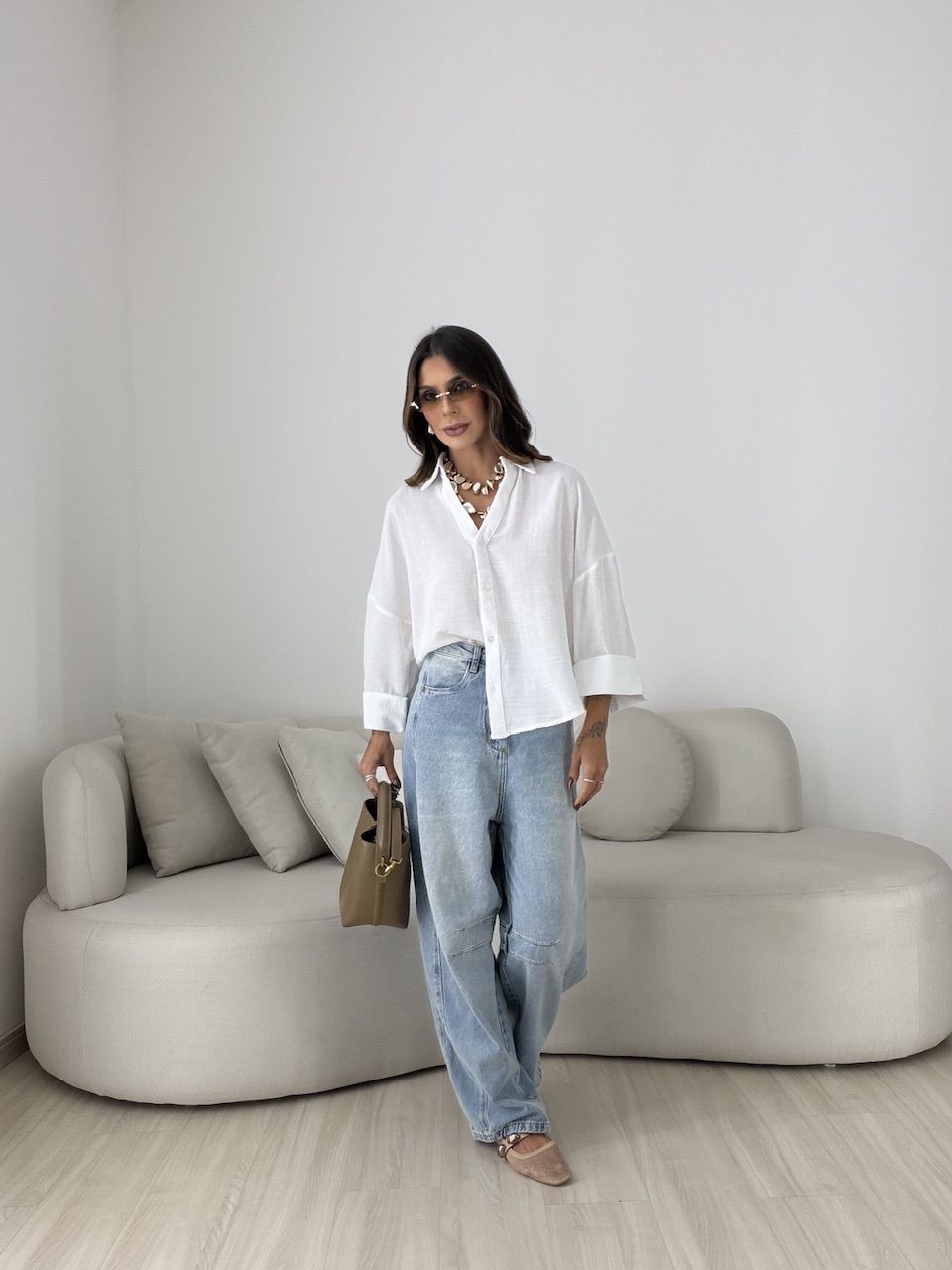 CAMISA MAISA OVER OFF