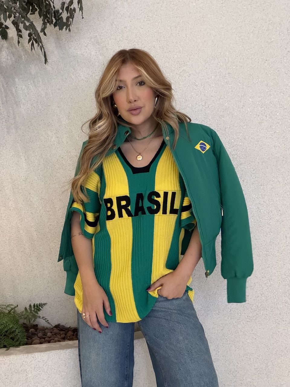 JAQUETA BRASIL VERDE
