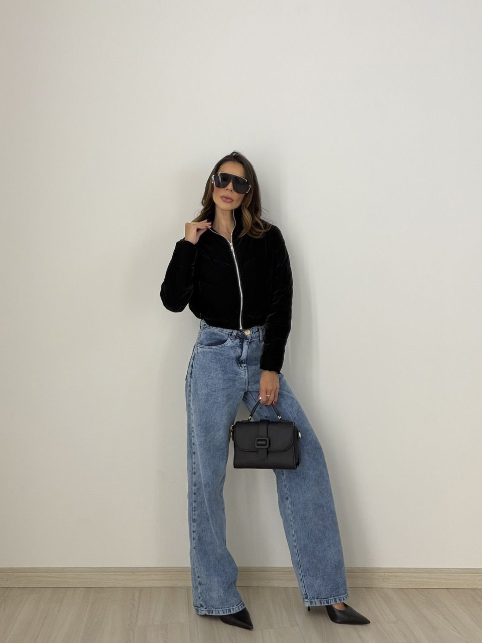 JAQUETA MALU PUFFER PRETO
